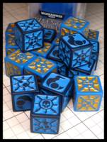 Dice : Dice - Game Dice - Warhammer 40000 Tzeentch Dice by Games Workshop - JA Collection Mar 2024